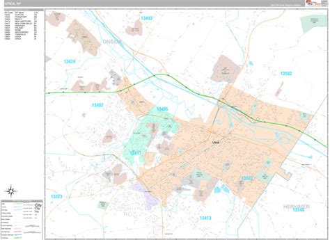 Utica Zip Code Boundaries