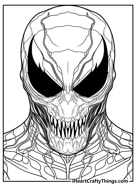 Venom Logo Coloring Page