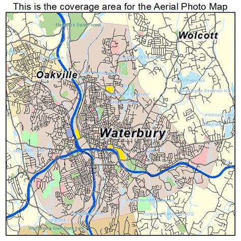 Waterbury CT Map