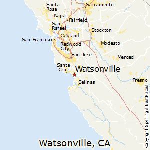 Watsonville CA Map