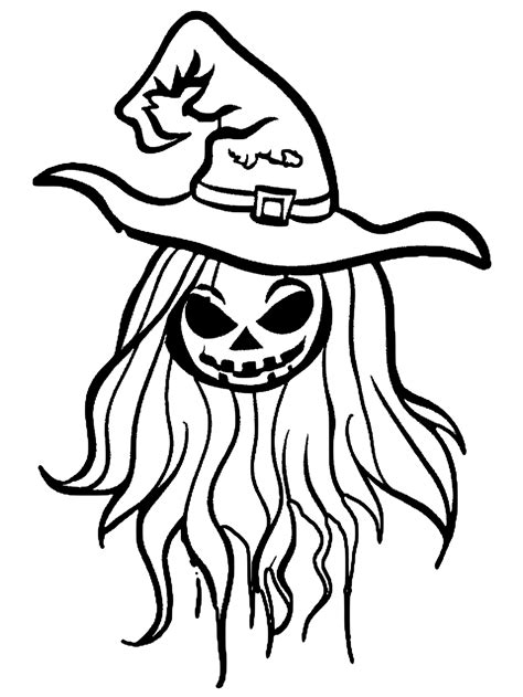 Witches And Ghosts Coloring Page
