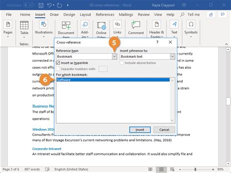 Word Lists and Cross-References
