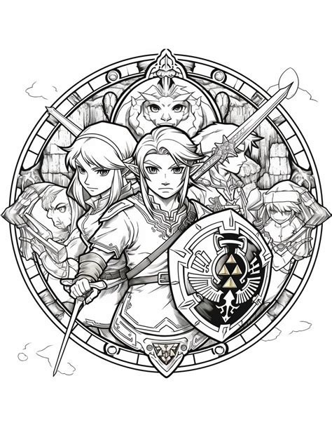 Zelda Coloring Books