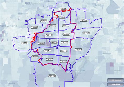 Zip Code 76001 Downtown Arlington