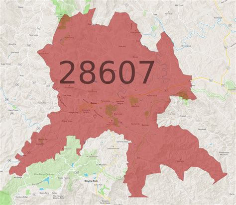 Zip Code Guide 28607