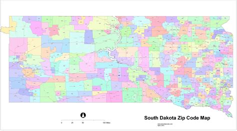 Aberdeen SD Zip Code Map