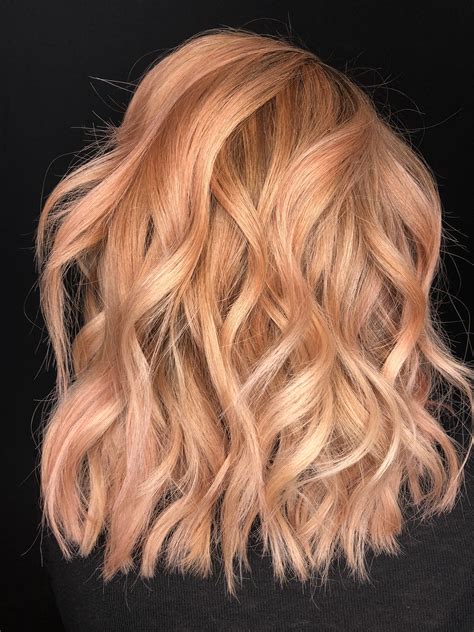 Balayage Strawberry Blonde Hair Color Highlights