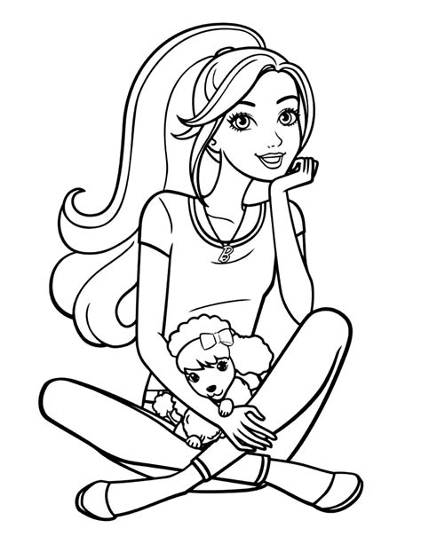 Barbie coloring pages