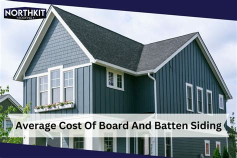 Batten board siding cost-effective