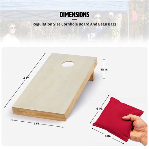 Bean Bag Toss Board Dimensions