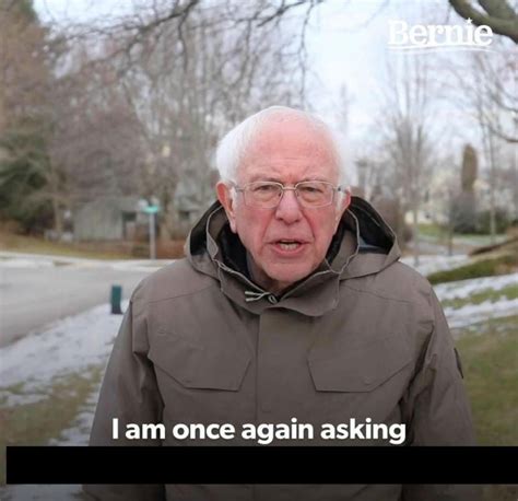 Bernie Sanders Meme Template