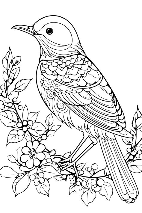 Bird Coloring Pages and Mental Health