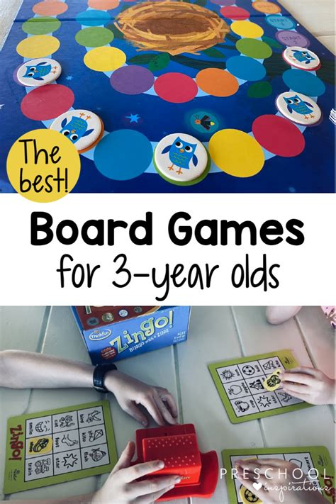 Board Games for Three Year Olds