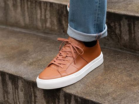 Brown Color Top with Jeans and Sneakers