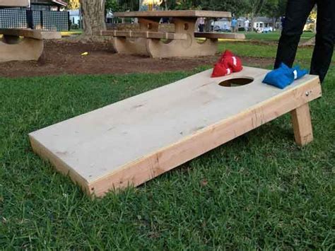 Building Bean Bag Toss Board