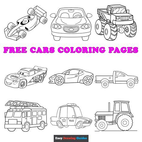 Benefits of Car Coloring Pages