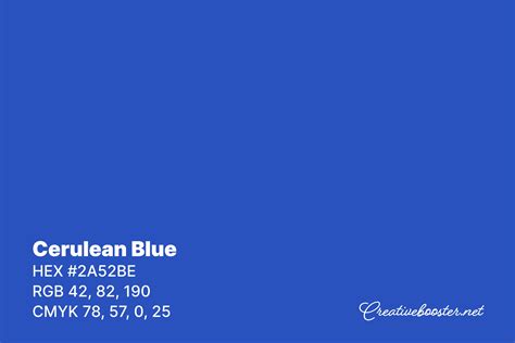 Cerulean Blue Color Swatch