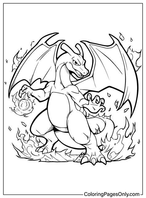 Charizard Color Pages