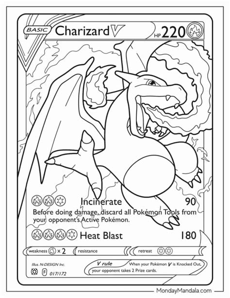 Charizard Color Pages