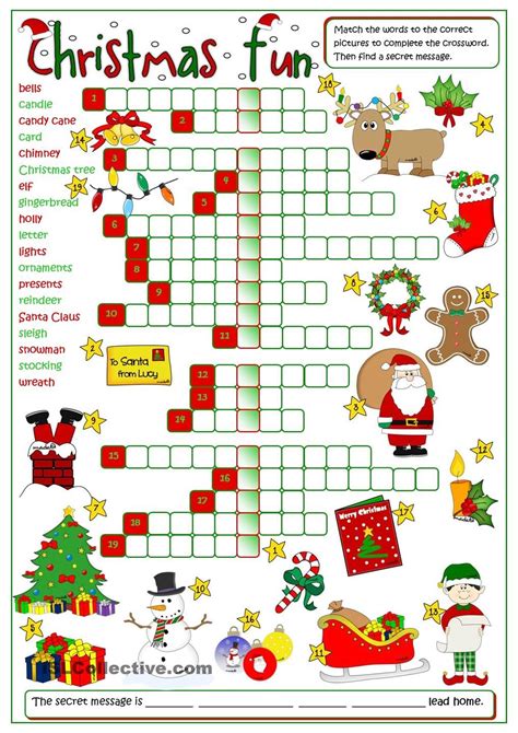 Fun and Challenging Christmas Crossword Puzzles