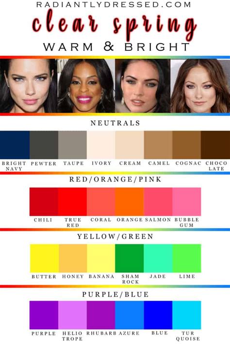 Clear Spring Color Combinations