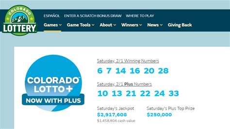 Colorado Lotto Winning Numbers