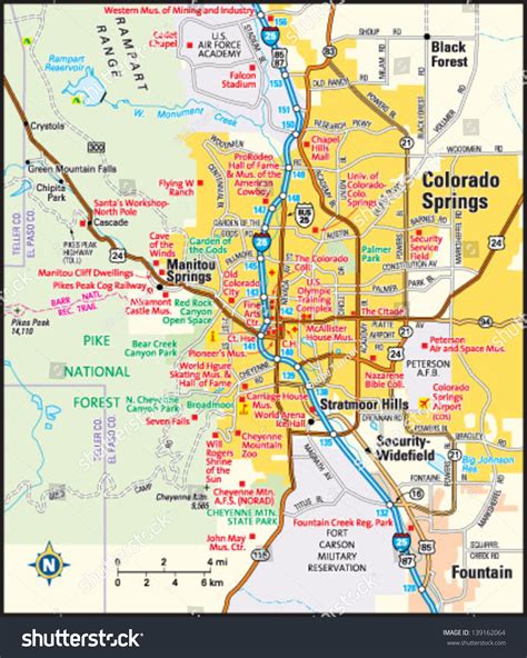 Colorado Springs Map