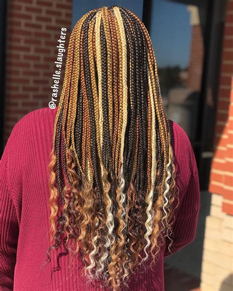 Colorful Box Braids