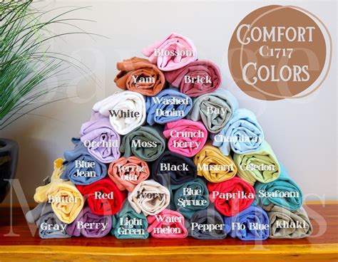 Comfort Colors Placement
