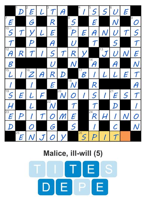 Common Crossword Clues