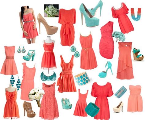 Coral Color Dress for Different Body Types
