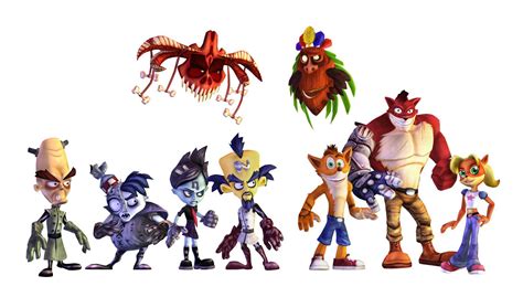 Personnages de Crash GéNéRation Mutant