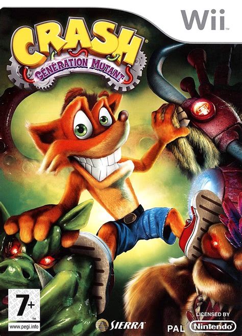 Légende de Crash GéNéRation Mutant
