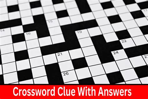 Crossword Clues