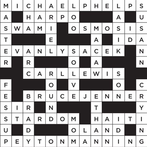 Crossword puzzle