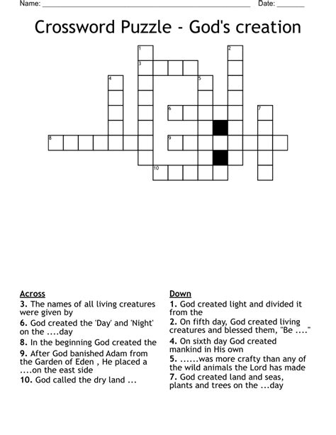 Crossword Puzzle Creation
