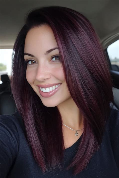 Dark Cherry Hair Color