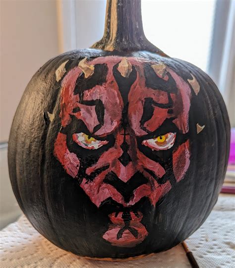 Darth Maul Pumpkin Carving
