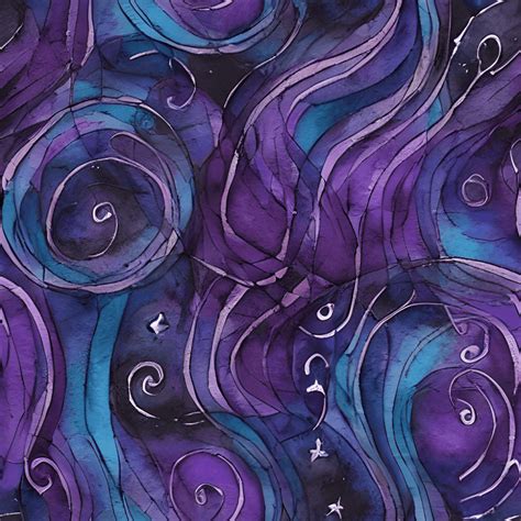 Deep Blues and Purples