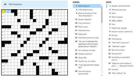 Dine Nyt Crossword Tips