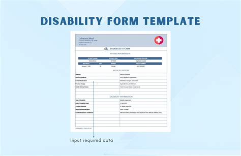 Disability Claim Template