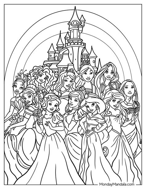 Disney Princess Coloring Pages