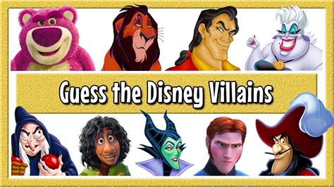 Disney Villains Trivia Game