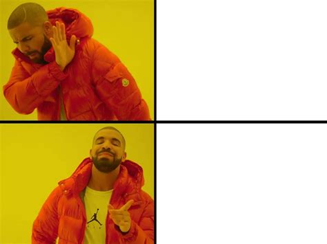 Drake meme template