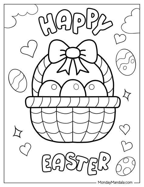 Easter coloring pages for kids