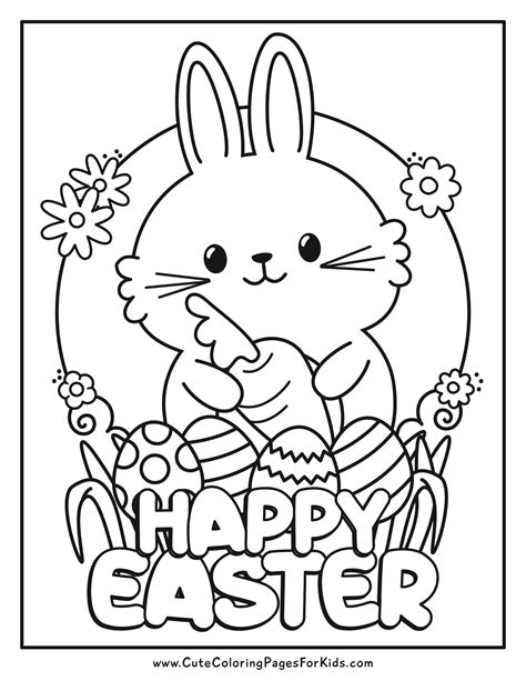Easter coloring pages for kids