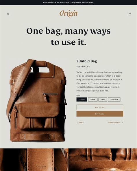 E-commerce template