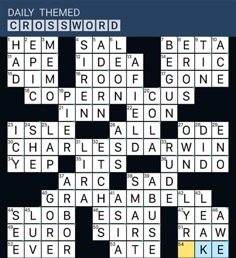 Essential Crossword Clue Solutions