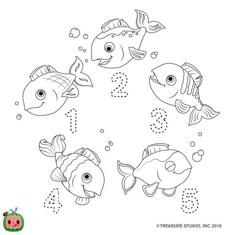 Fish coloring pages