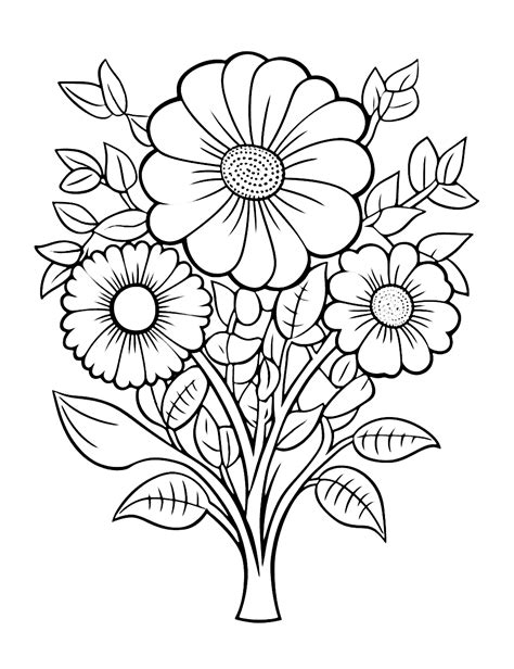 Coloring Pages Of Flowers